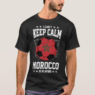Marockos fotbollsmatcher Jersey 2022 Flagga Funny  T Shirt