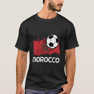 Marockos fotbollsspelare Fläkt T Shirt