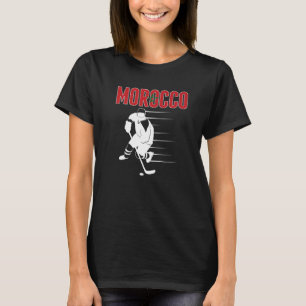 Marockos Ice Hockey Moroccan Hockey Team Support T Shirt