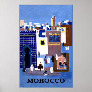 Marockos reseaffisch. poster