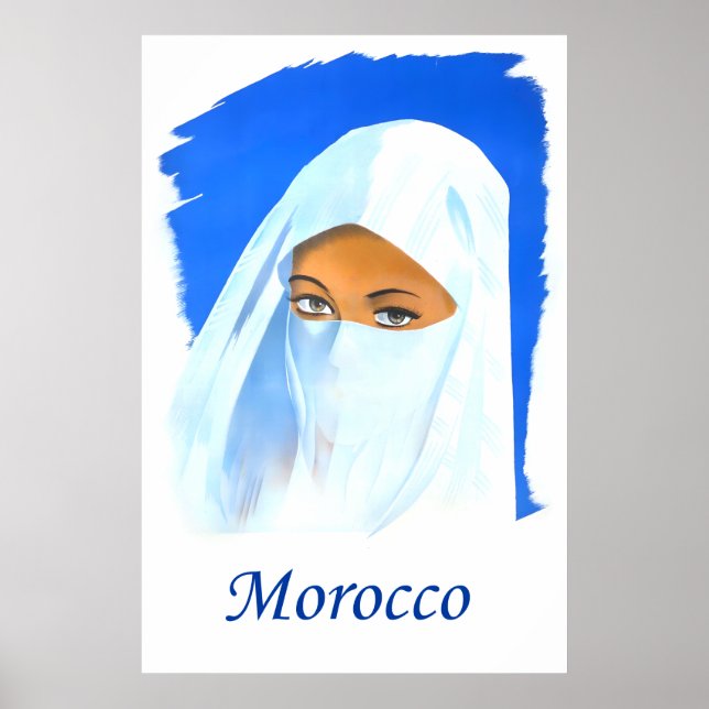 Marockos reseaffisch poster (Framsidan)
