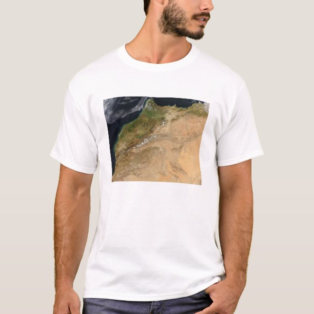 Marockos satellitsyn tee shirt (Framsida)