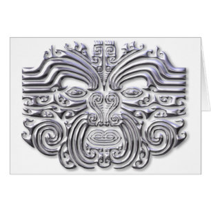 Maroi tattoo-silver hälsningskort