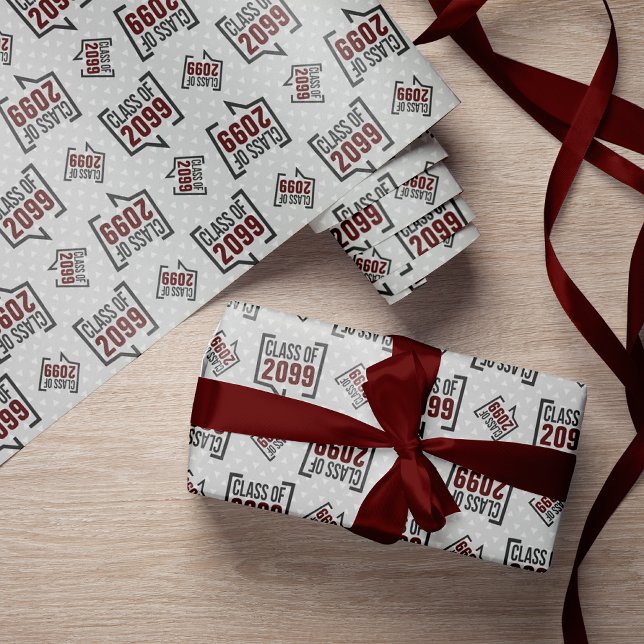 Maron Class Year Tal Bubble Presentpapper (Skapare uppladdad)