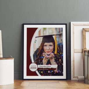Maron Curved Ram Photo Studenten Poster