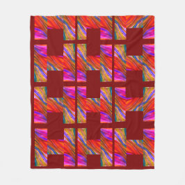 Maron Desert-inspirationer Fleecefilt