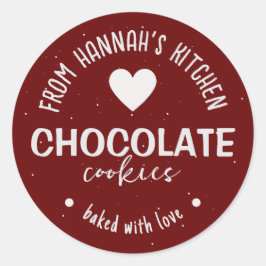 Maron Glitter bakgrunden är bakomliggande med Kärl Runt Klistermärke