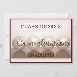 Maron Grattis Student Studenten Balloon Inbjudningar