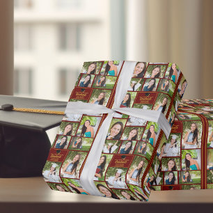 Maron Guld Student 9 Photo Collage Studenten Presentpapper