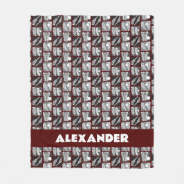 Maron Lacrosse Blocks of Sticks and Bollar Fleecefilt