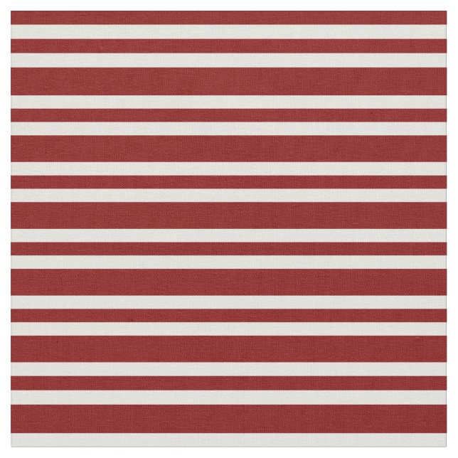 Maron & Light Cyan Stripe/Linjerad Mönster Tyg (Närbild)