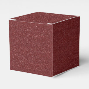 Maron/Lila Faux Glitter Presentaskar