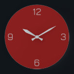 Maron/Mörk Red 800000 med Add a Namn Option Stor Klocka<br><div class="desc">Lägg till en namn, initialer eller en del text, eller behålla på ensamen färg. Färg koordinerar med andra artiklar i lagret baserat på namn och HEX-koden (sexsiffrig hex-triplet) som visas. Använda den här koden om du vill blanda, matcha och anpassa andra objekt som ska följa med detta eller lägga till...</div>