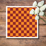 Maron och Orange Kontrollerad Vintage Pappersservett<br><div class="desc">Maron och Orange Kontrollerad Vintage</div>