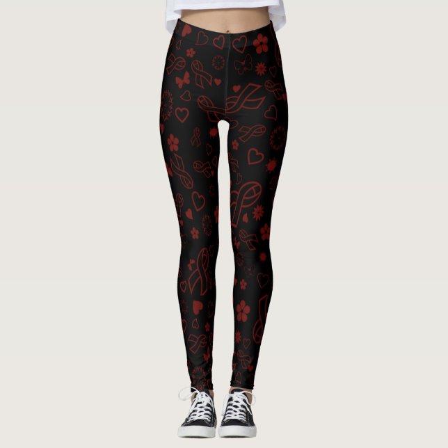 Maron Rosett band Multi...APS Leggings (Framsida)