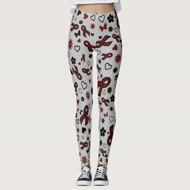 Maron Rosett band Multi...APS Leggings (Framsida)