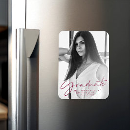 Maron Script Studenten annons Photo Magnet