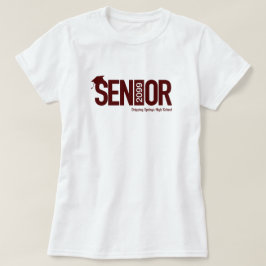 Maron SENIOR med Studentmössa T Shirt