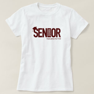 Maron SENIOR med Studentmössa T Shirt