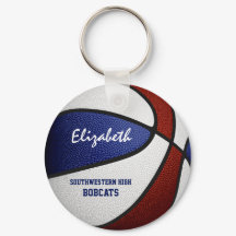 Maronblått team färg-pojkar basketboll