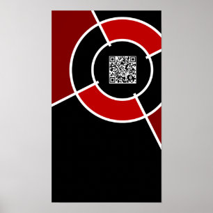 maronbullseye QR-kod Poster