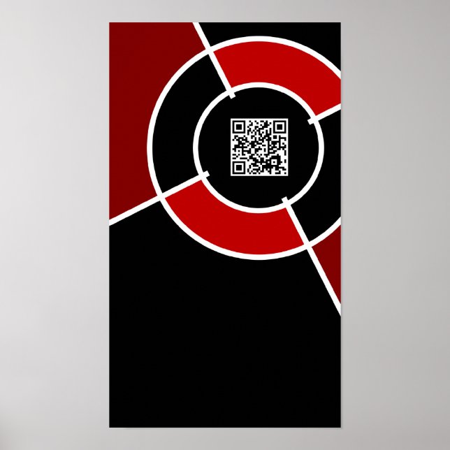 maronbullseye QR-kod Poster (Framsidan)