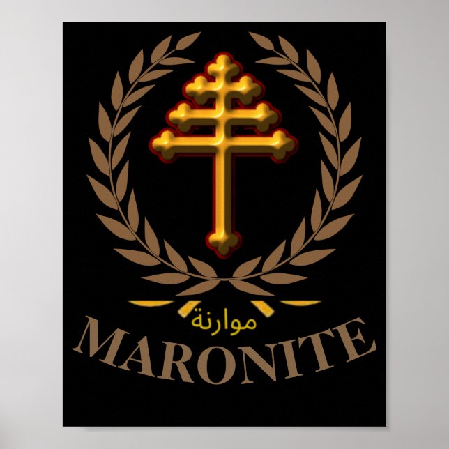 MARONIT  (Officiellt kors) Poster (Framsidan)