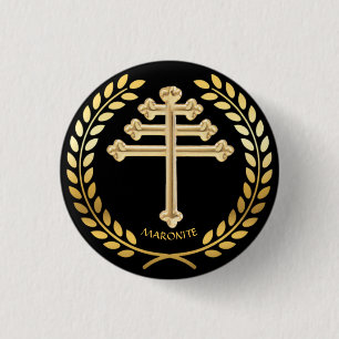 Maronite-rit kyrka kors klänning Revers pin Badge Knapp
