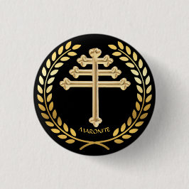 Maronitisk rit kyrka kors klädhätta pin Button Knapp