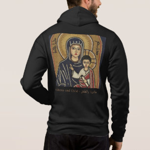 Maronitkyrka kors med Jesus och Maria Hoodie T Shirt