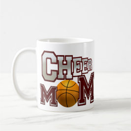 Maroon Basket Cheer Mamma Mugg