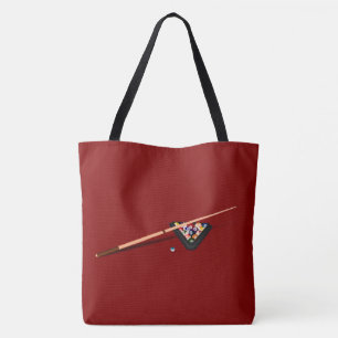 Maroon Billiard Bord Tygkasse