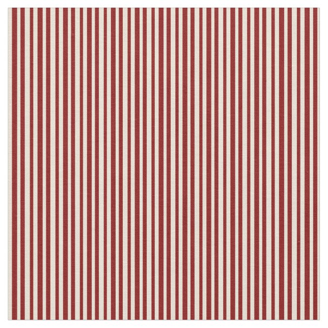 Maroon & Bisque Mönster Tyg (Närbild)