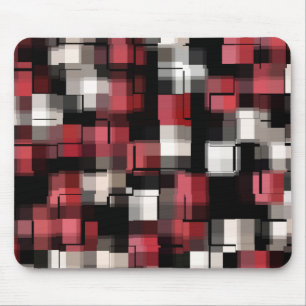 Maroon Black White Abstrakt Play Musmatta