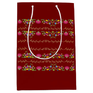Maroon blomsterdesign