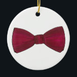 Maroon Bow Tie Bachelor Party Groom Bröllop Prom Julgransprydnad Keramik<br><div class="desc">Har en originalmarkörillustration av en burgundsbåge. Perfekt för bröllop, förlovningar, proms, årsdagar och annat firande. Anpassa bara din händelseinformation. Designer är tillgänglig för att skapa och överföra anpassad design så att det matchar färg och teman för bröllop eller händelsen. Klicka på Fråga denna designer om du vill börja designen processaa!...</div>