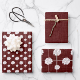 Maroon CheerLedare Pom Pom Mönster