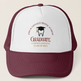 Maroon Dental School Anpassningsbar Dentist Studen Keps