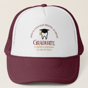 Maroon Dental School Anpassningsbar Dentist Studen Keps