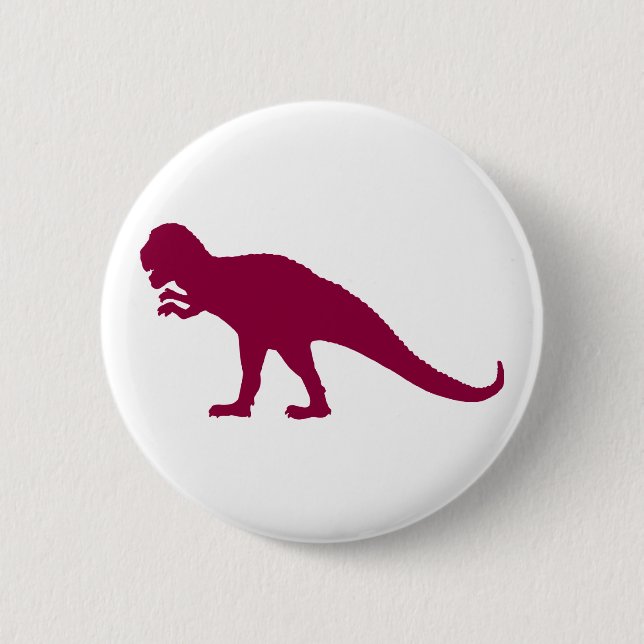 Maroon Dinosaur Knapp (Framsida)