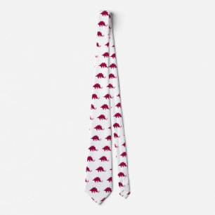 Maroon Dinosaur mönster Slips