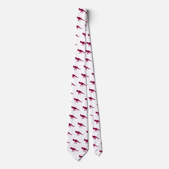 Maroon Dinosaur mönster Slips (Framsida)