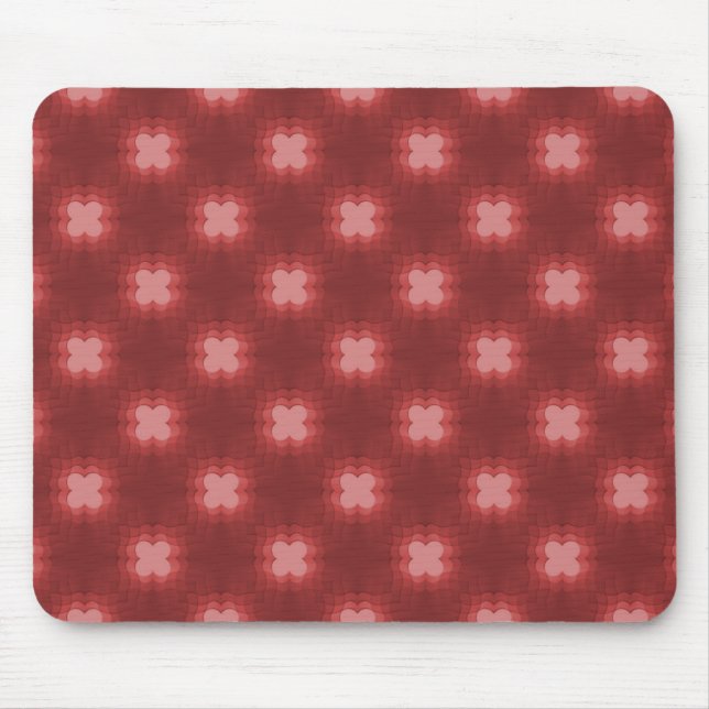Maroon Funky Flair Mousepad Musmatta (Framsidan)
