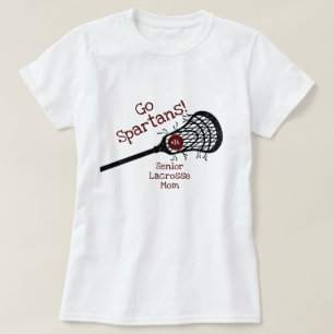 Maroon Go Team Lacrosse Mamma T Shirt