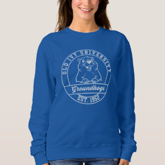 Maroon Groundhogs Dark Sweatshirt - Women's T Shirt
