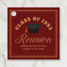 Maroon Guld High School Reunion Personlig Party
