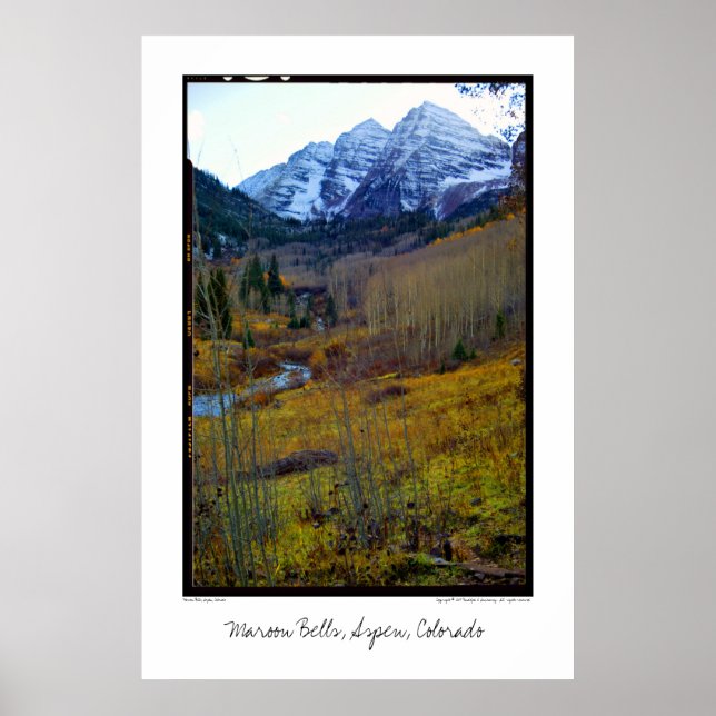 Maroon Klockor, Aspen, Colorado Poster (Framsidan)