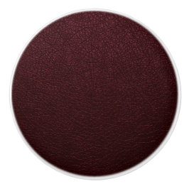 Maroon Leather Knopp