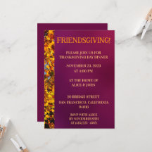 Maroon Löv Thanksgiving  Vänner Ge