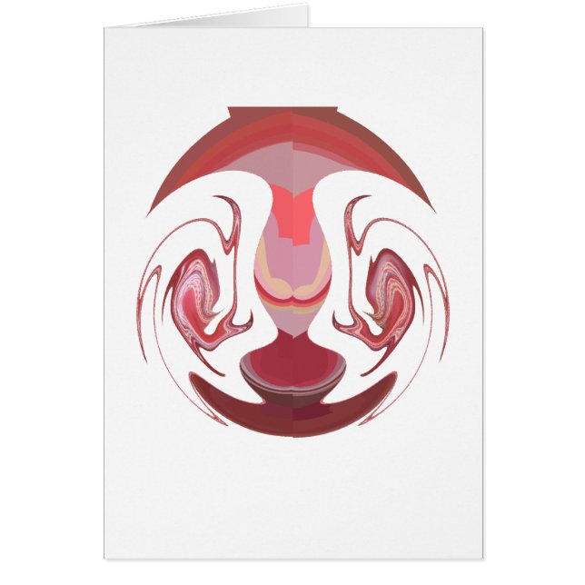 Maroon Majesty: Rustic Radiance Textured African Hälsningskort (Framsidan)